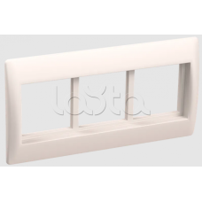 Рамка и суппорт на 6 модулей 45×45 для к/к 100×60 и 100×40 IEK (CKK-40D-RSU6-075-K01)