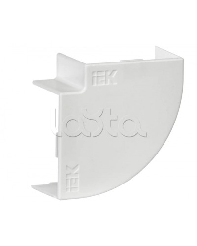 Поворот на 90 гр. КМП 80x40 (4 шт./комп.) IEK (CKMP10D-P-080-040-K01-R) в Сергиевом Посаде Аксессуары для кабель-канала Pintop.ru