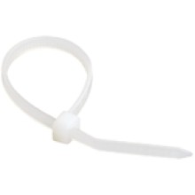 Хомут с площадкой ХП1 3,0x200, белый, 100шт\упак, IEK UHH61-3-200-100