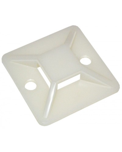 Площадка самоклеящаяся 30х30 под хомуты белая (100шт) IEK (UHP30-30-100) в Сергиевом Посаде Аксессуары для кабель-канала Pintop.ru