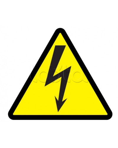 Самоклеящаяся этикетка: 160x160x160, символ Молния IEK (YPC30-MOLNI-6-100) в Сергиевом Посаде Дополнительное оборудование для ОПС Pintop.ru