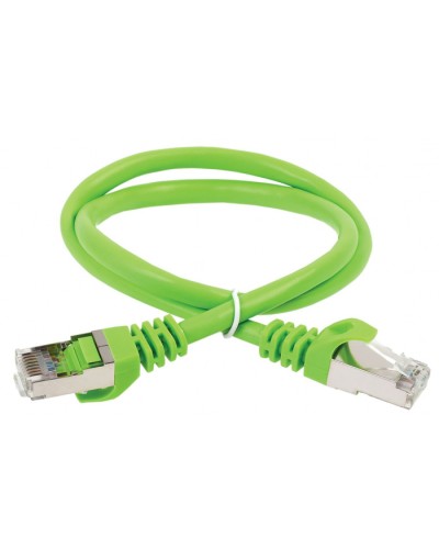 ITK Коммутационный шнур кат. 6А S/FTP LSZH 5м зеленый (PC02-C6ASL-5M) в Сергиевом Посаде Патч-корды и пигтейлы Pintop.ru