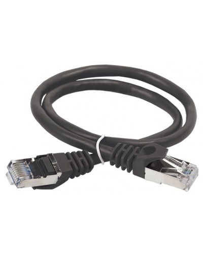 ITK Коммутационный шнур (патч-корд), кат.5Е FTP, 1,5м, черный (PC09-C5EF-1M5) в Сергиевом Посаде Патч-корды и пигтейлы Pintop.ru