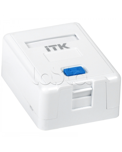 ITK Корпус настенной розетки для 1 мод. Keystone Jack (CS2-012) в Сергиевом Посаде Коннекторы Pintop.ru