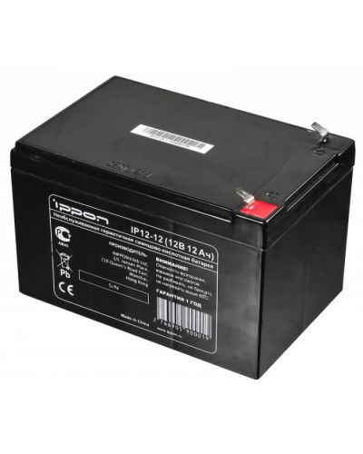 Батарея герметичная свинцово-кислотная Ippon Батарея для ИБП IP12-12 12В 12Ач в Сергиевом Посаде Электротехническое оборудование Pintop.ru
