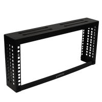 Рама 19" для монтажа под лоток, 2U, черная LANMASTER LAN-MT-FRM-2U-BK