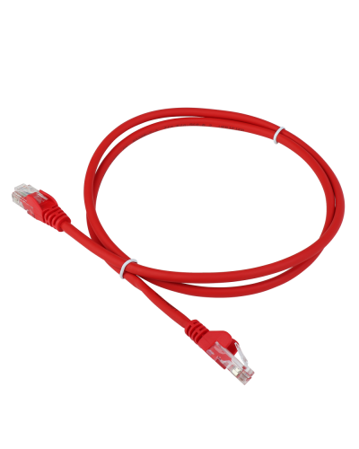 Патч-корд LANMASTER LSZH UTP кат.5e, 0.3 м, красный LANMASTER LAN-PC45/U5E-0.3-RD в Сергиевом Посаде Патчкорды (медные) Pintop.ru