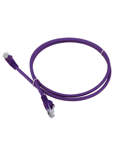 Патч-корд LANMASTER LSZH UTP кат.5e, 0.3 м, фиолетовый LANMASTER LAN-PC45/U5E-0.3-VI в Сергиевом Посаде Патчкорды (медные) Pintop.ru