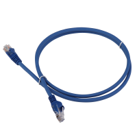 Патч-корд LANMASTER LSZH UTP кат.5e, 11 м, синий LANMASTER LAN-PC45/U5E-11-BL