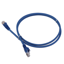 Патч-корд LANMASTER LSZH UTP кат.5e, 12 м, синий LANMASTER LAN-PC45/U5E-12-BL