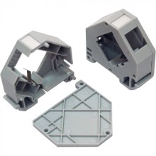 Бокс на DIN-рейку для установки модуля типа Keystone, серый LANMASTER (LAN-DRF-10K/BX-GY)