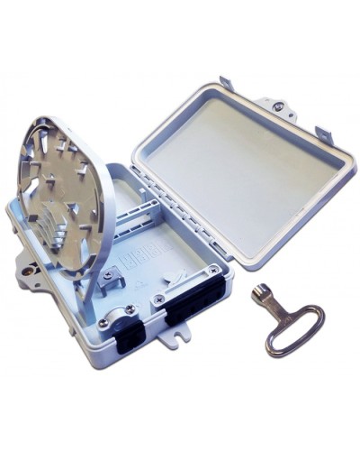 Бокс распределительный настенный на 24 волокна, наружной установки, IP65 LANMASTER LAN-FDB-FTTH24/OUT в Сергиевом Посаде Кросс оптический Pintop.ru