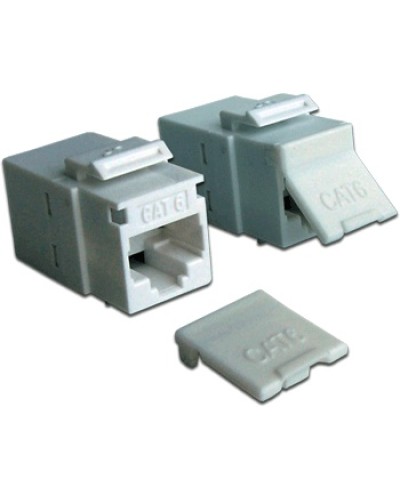 Повторитель портов RJ-45, неэкранированный, кат.6, формата Keystone, белый LANMASTER LAN-KCP45U6-WH в Сергиевом Посаде Проходные адаптеры Pintop.ru
