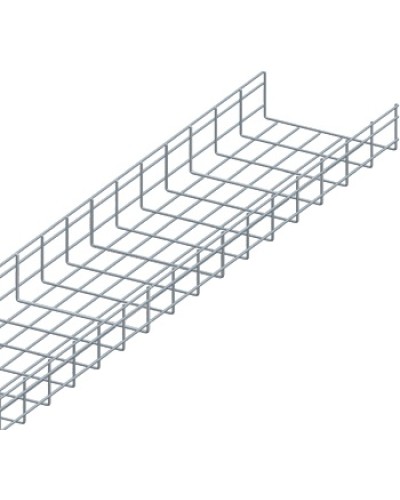 Лоток проволочный 100х400мм, Ф3.8мм, оцинкованный (3 м) LANMASTER LAN-MT100x400-3.8EZ в Сергиевом Посаде Кабельные лотки Pintop.ru