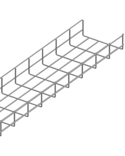 Лоток проволочный 75х100мм, Ф3.8мм, оцинкованный (3 м) LANMASTER LAN-MT75x100-3.8EZ в Сергиевом Посаде Кабельные лотки Pintop.ru