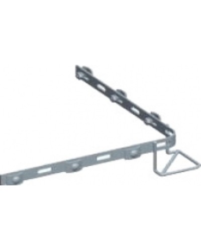 Соединитель угловой скругленный для лотка MT100 LANMASTER LAN-MT-CR100-EZ в Сергиевом Посаде Аксессуары для лотков Pintop.ru