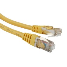 Патч-корд RJ45 - RJ45, 4 пары, FTP, категория 5е, 10 м, желтый, LSZH LANMASTER LAN-PC45/S5E-10-YL