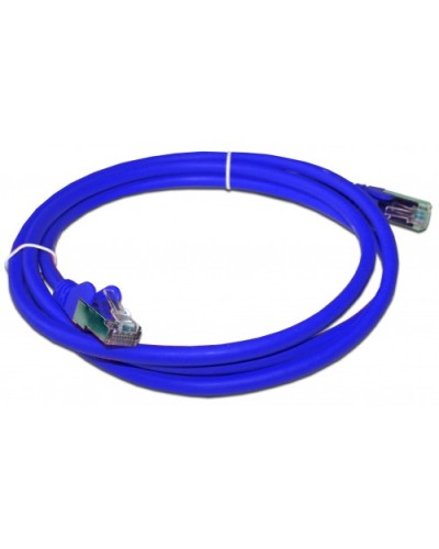 Патч-корд RJ45 - RJ45, 4 пары, FTP, категория 6A, 1 м, синий, LSZH LANMASTER LAN-PC45/S6A-1.0-BL в Сергиевом Посаде Патч-корды и пигтейлы Pintop.ru