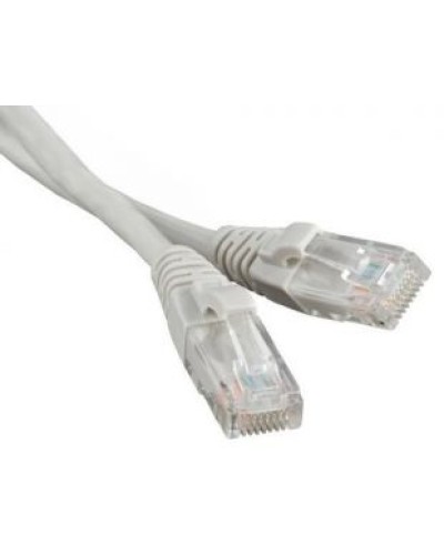 Патч-корд RJ45 - RJ45, 4 пары, UTP, категория 5е, 5 м, серый, LSZH LANMASTER LAN-PC45/U5E-5.0-GY в Сергиевом Посаде Патч-корды и пигтейлы Pintop.ru