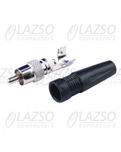 Разъем штекер RCA под винт LAZSO (APR012) в Сергиевом Посаде Коннекторы Pintop.ru
