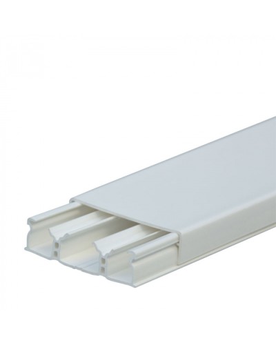 Мини-плинтус DLPlus 60x16 - 3 секции - длина 2,10 м - белый Legrand 030026 в Сергиевом Посаде Кабель-канал Pintop.ru