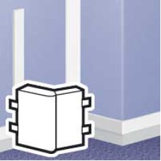 Угол внешний для мини-канала 75х20 LEGRAND 030302