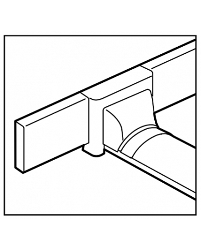 Переходник на напольный кабель-канал LEGRAND 032805 в Сергиевом Посаде Аксессуары для кабель-канала Pintop.ru