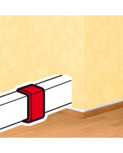 Накладка на стык DLPlus 60х16/20 белый Legrand (033608) в Сергиевом Посаде Аксессуары для кабель-канала Pintop.ru