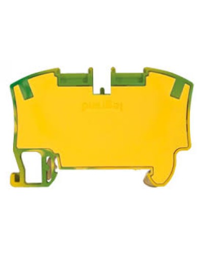 Пружинная клемма Viking 3 заземляющая однополюсная 2 проводника шаг 8 мм желто-зеленый Legrand 037272 в Сергиевом Посаде Клеммные колодки Pintop.ru