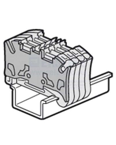 Торцевая крышка Viking 3 для пружинных клемм с шагом 5 мм двухъярусных Legrand 037589 в Сергиевом Посаде Клеммные колодки Pintop.ru