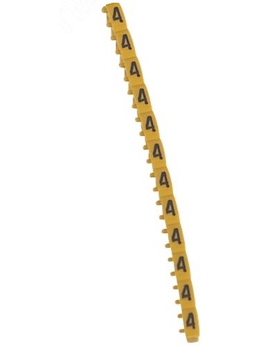 Маркер 4 0,15/0,5 ЖЛТ CAB3 Legrand 038104 в Сергиевом Посаде Аксессуары для кабель-канала Pintop.ru