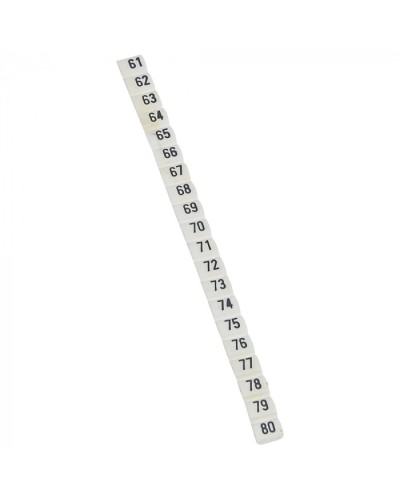 Маркер CAB3 цифры 61-80 Legrand 038153 в Сергиевом Посаде Аксессуары для кабель-канала Pintop.ru