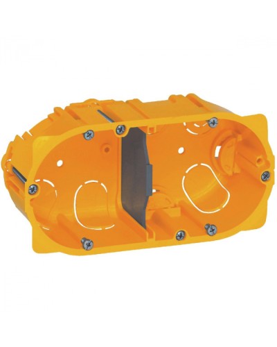 Коробка для сухих перегородок 2-местная, глубина 40 мм Batibox Legrand 080042 в Сергиевом Посаде Распределительные коробки Pintop.ru