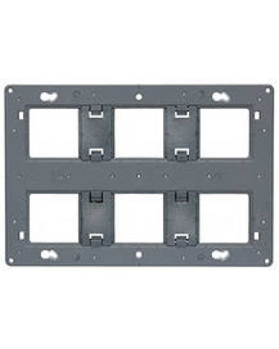 Суппорт Mosaic на 2x6, 2x8 или 2x3x2 модулей LEGRAND 080266 в Сергиевом Посаде Аксессуары для кабель-канала Pintop.ru