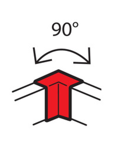 Угол внутренний для кабель-канала METRA 100x50 Legrand (638011) в Сергиевом Посаде Аксессуары для кабель-канала Pintop.ru