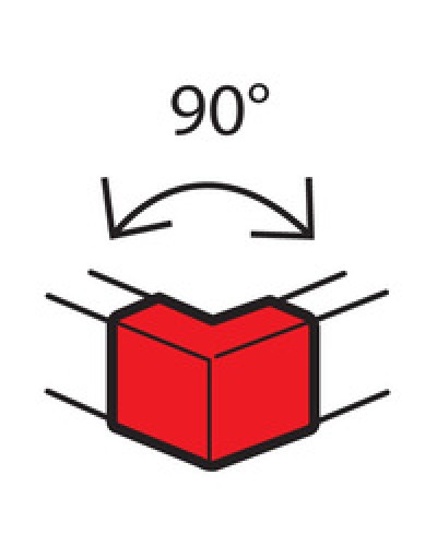 Угол внешний для кабель-канала METRA 100x50 Legrand (638012) в Сергиевом Посаде Аксессуары для кабель-канала Pintop.ru