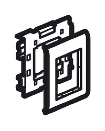 Суппорт Mosaic на 2 модуля 110 мм METRA Legrand (638086) в Сергиевом Посаде Аксессуары для кабель-канала Pintop.ru