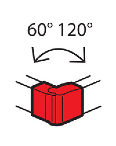 Угол внешний изменяемый для кабель-канала METRA 160x50 Legrand (638092) в Сергиевом Посаде Аксессуары для кабель-канала Pintop.ru