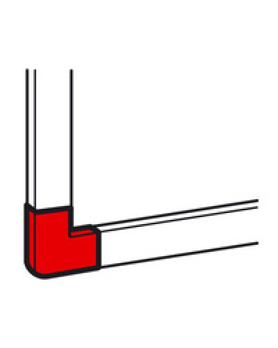 Угол плоский для кабель-канала METRA 15x10 Legrand (638103) в Сергиевом Посаде Аксессуары для кабель-канала Pintop.ru
