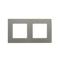 Рамка 2 поста Etika светлая галька Legrand 672522