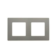 Рамка 2 поста Etika светлая галька Legrand 672522