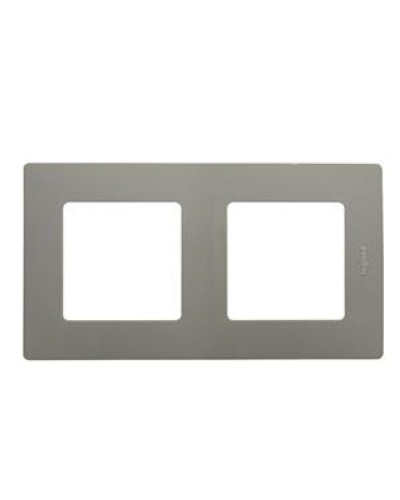 Рамка 2 поста Etika светлая галька Legrand 672522 в Сергиевом Посаде Аксессуары для кабель-канала Pintop.ru