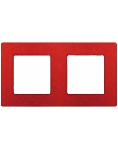 Рамка 2 поста Etika красный (10 шт/уп) Legrand 672532 в Сергиевом Посаде Аксессуары для кабель-канала Pintop.ru