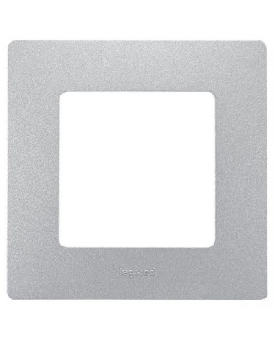 Рамка 1 пост Etika алюминий Legrand 672551 в Сергиевом Посаде Аксессуары для кабель-канала Pintop.ru