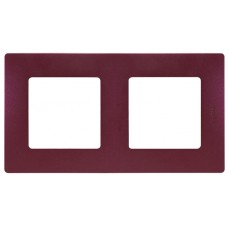 Рамка 2 поста Etika сливовый Legrand 672562