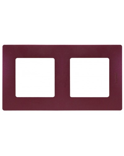 Рамка 2 поста Etika сливовый Legrand 672562 в Сергиевом Посаде Аксессуары для кабель-канала Pintop.ru