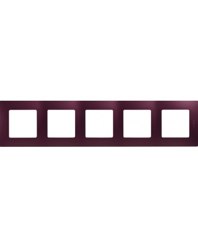 Рамка 5 постов Etika сливовый Legrand 672565 в Сергиевом Посаде Аксессуары для кабель-канала Pintop.ru