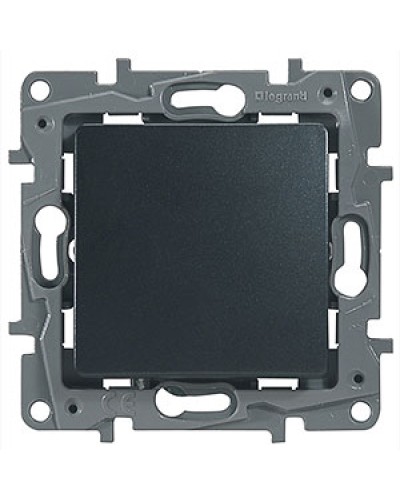 Выключатель без фиксации с Н.О./Н.З. контактом 6 A 250 В антрацит Etika Plus Legrand 672614 в Сергиевом Посаде Аксессуары для кабель-канала Pintop.ru