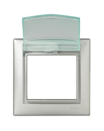 Рамка влагозащищенная Valena IP 44 с крышкой алюминий Legrand 770150 в Сергиевом Посаде Аксессуары для кабель-канала Pintop.ru