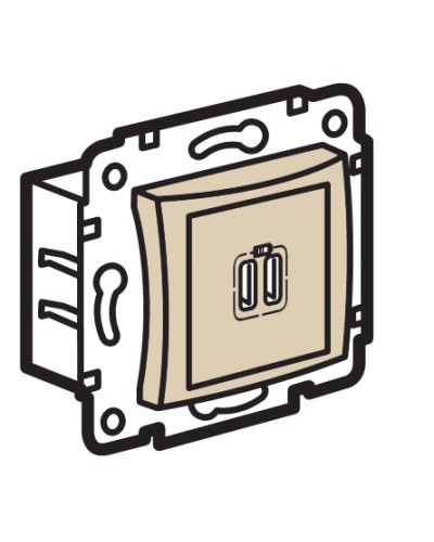 Устройство зарядное с коннекторами USB Legrand (774170) в Сергиевом Посаде Аксессуары для кабель-канала Pintop.ru